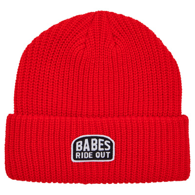 Burn Out Beanie - Red
