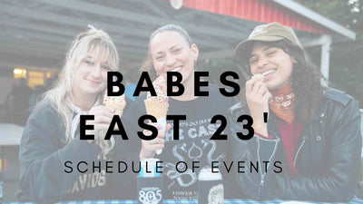 Babes Ride Out East Coast Schedule of Events 2023!