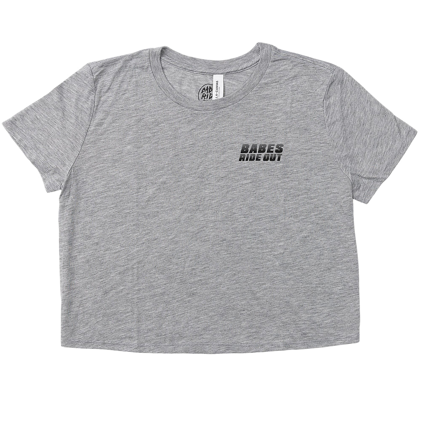 Apex Crop Tee - Heather Grey