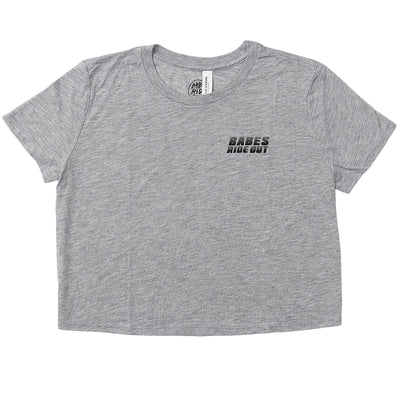Apex Crop Tee - Heather Grey