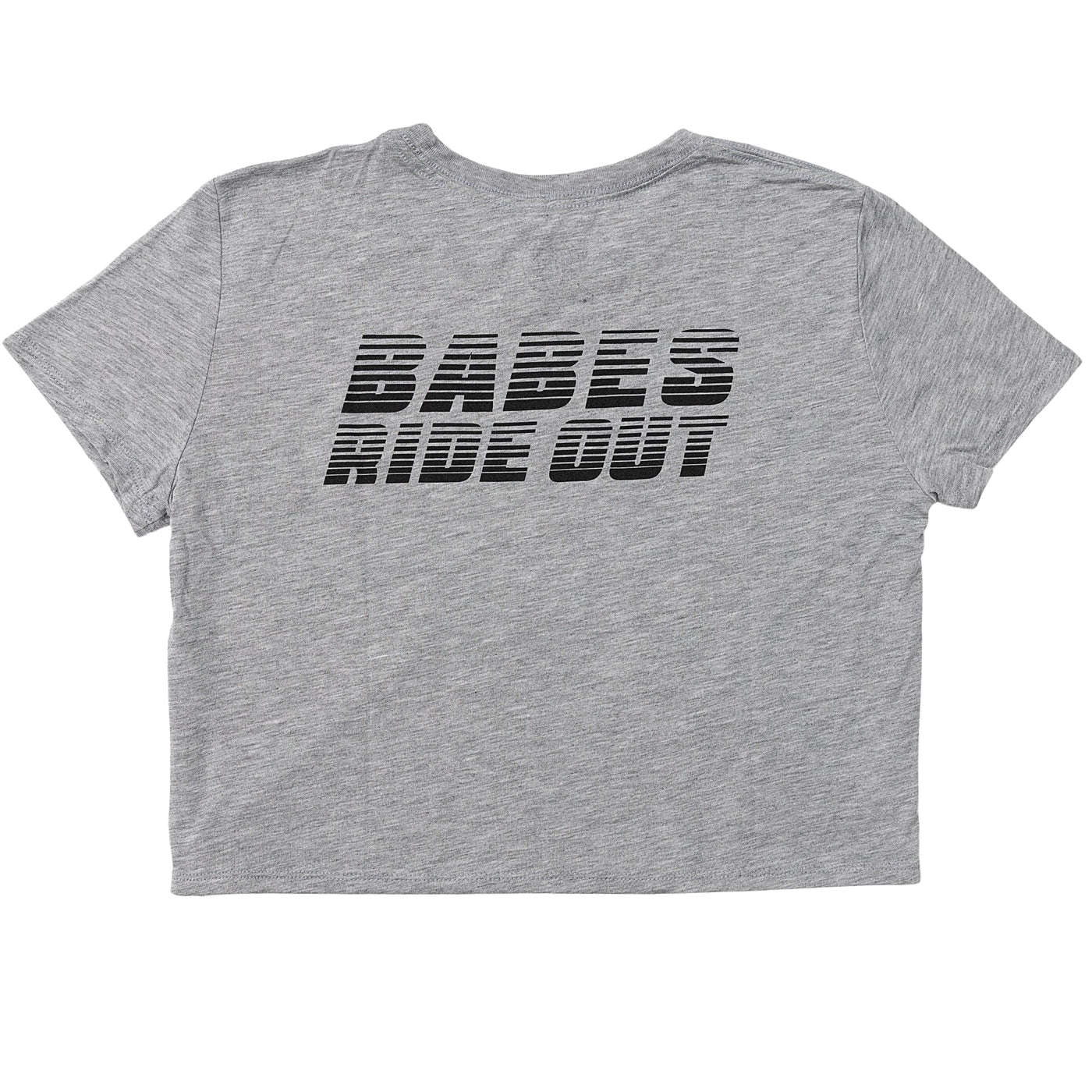 Apex Crop Tee - Heather Grey