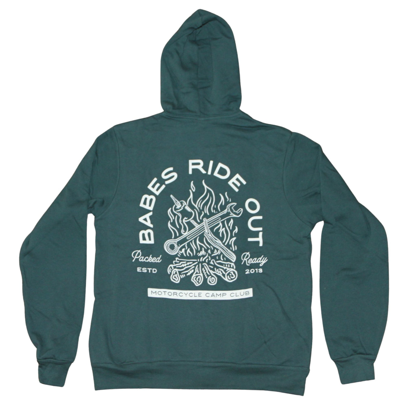 Campfire Zip Hoodie - Atlantic