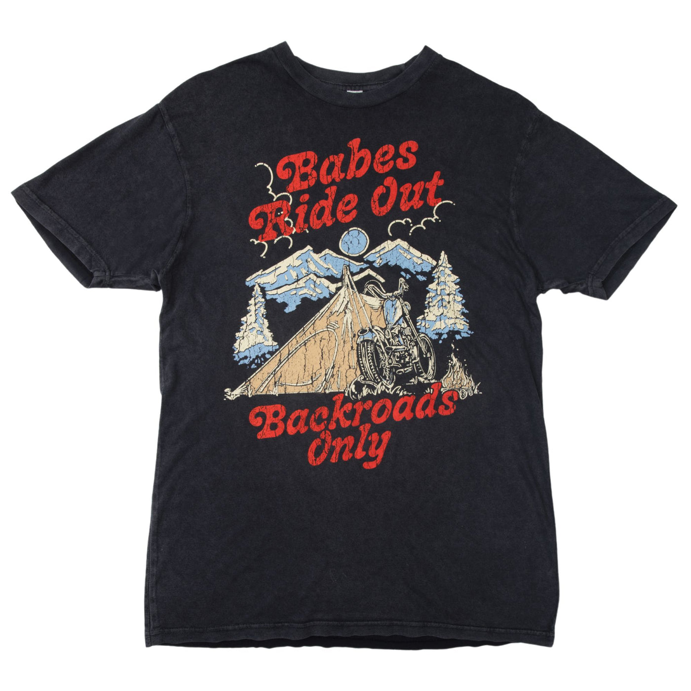 Backroads Only Tee - Vintage Black