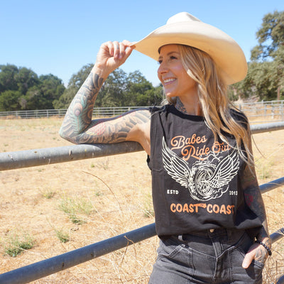 Coast to Coast Muscle Tank - Black
