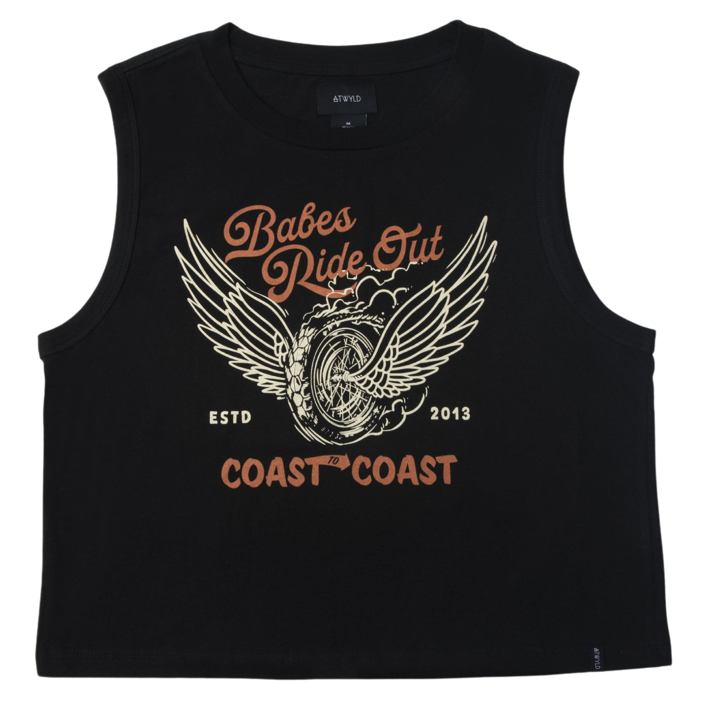 Coast to Coast Muscle Tank - Black