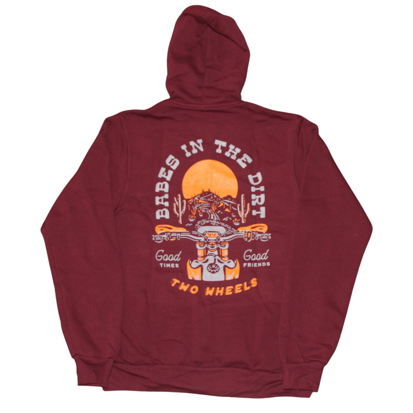 Open Trails Zip Hoodie - Maroon