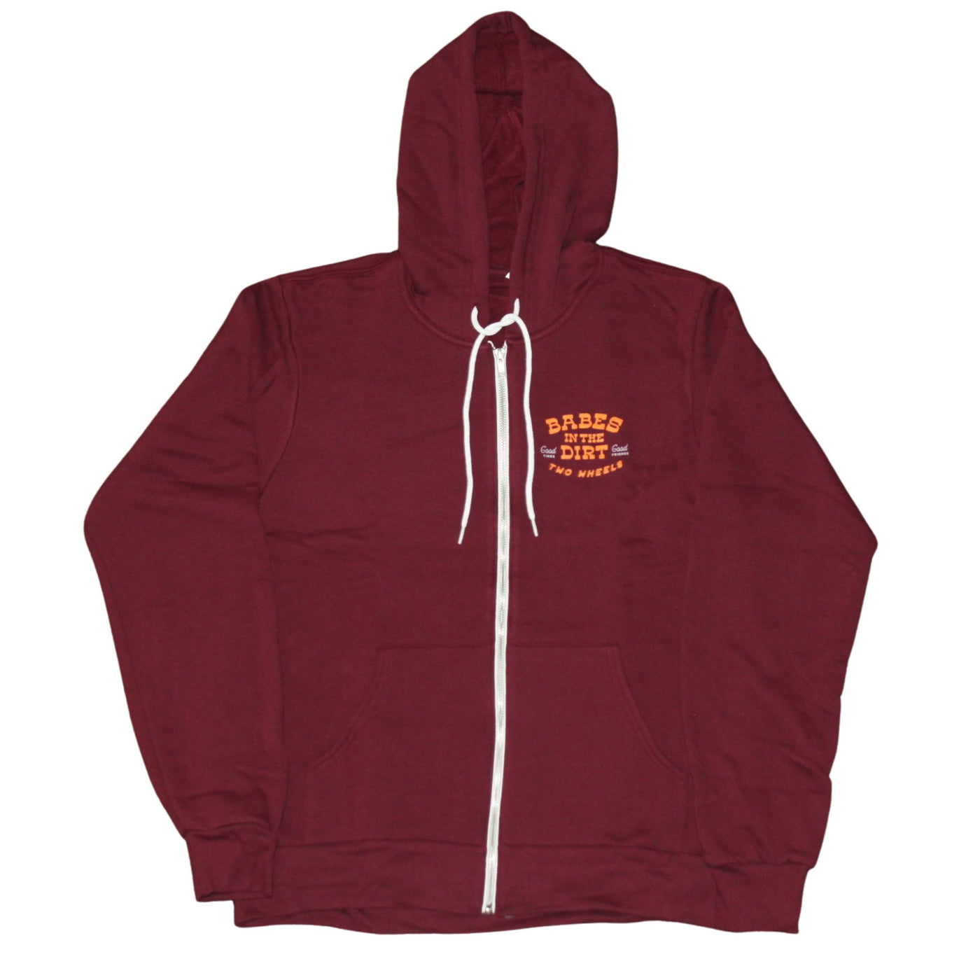 Open Trails Zip Hoodie - Maroon