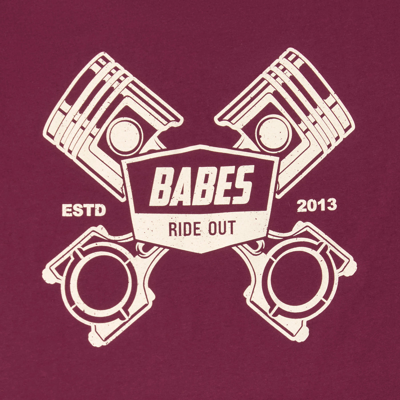 Pistons Tee - Maroon