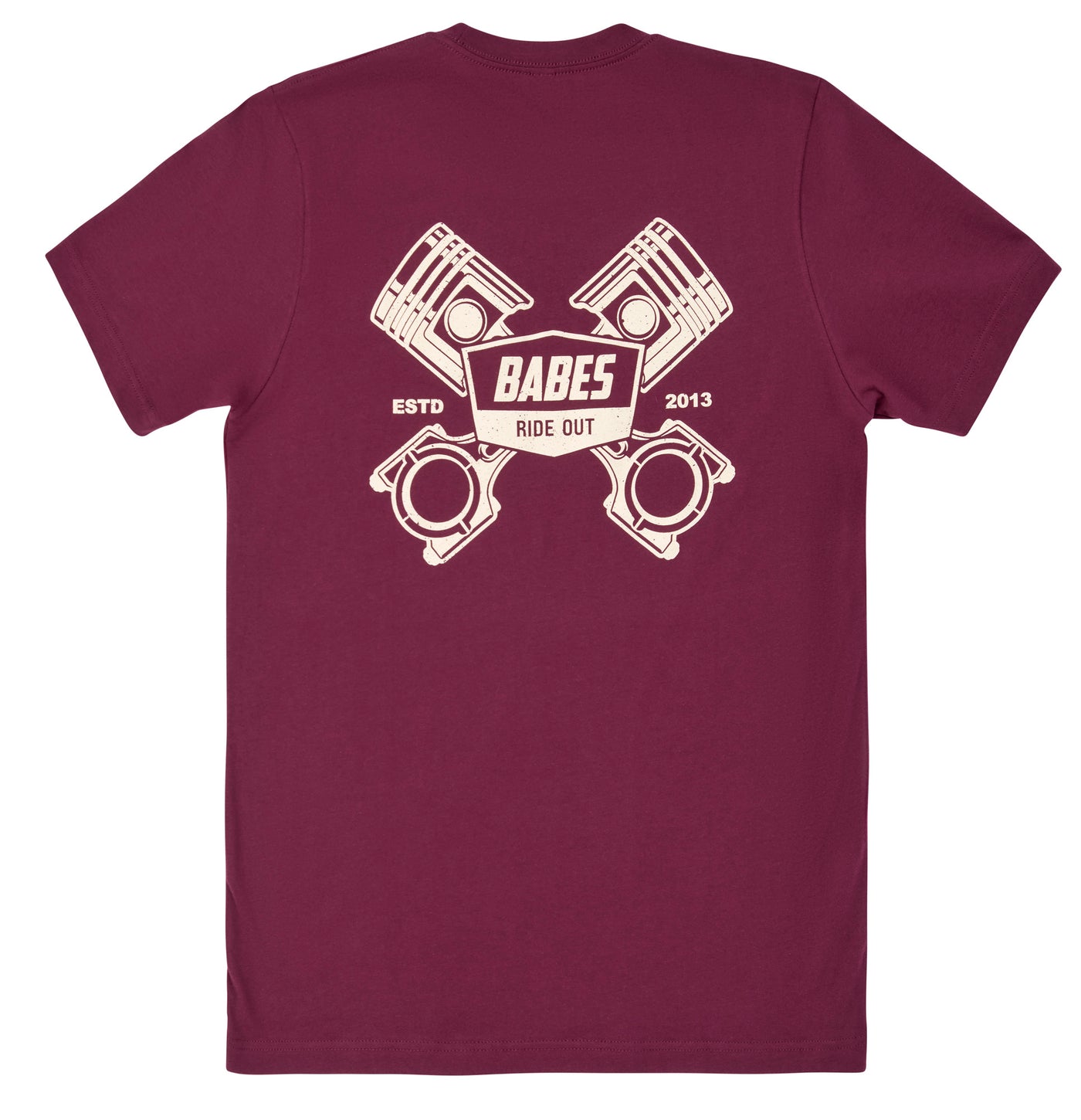 Pistons Tee - Maroon