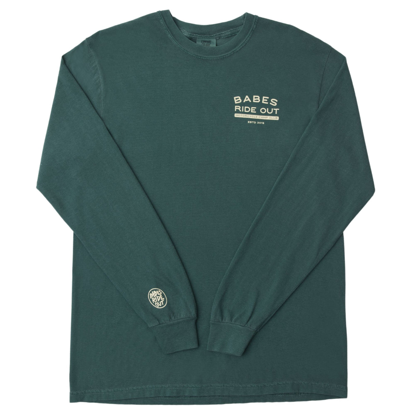 Camping Club Long Sleeve Tee - Blue Spruce