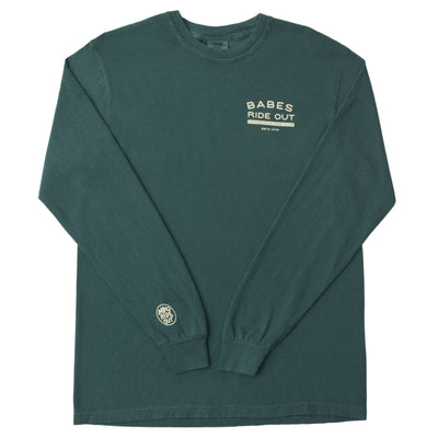 Camping Club Long Sleeve Tee - Blue Spruce