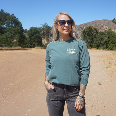 Camping Club Long Sleeve Tee - Blue Spruce