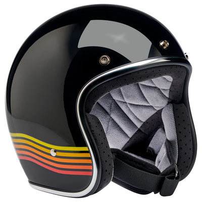 Biltwell Bonanza Helmet - Black Spectrum