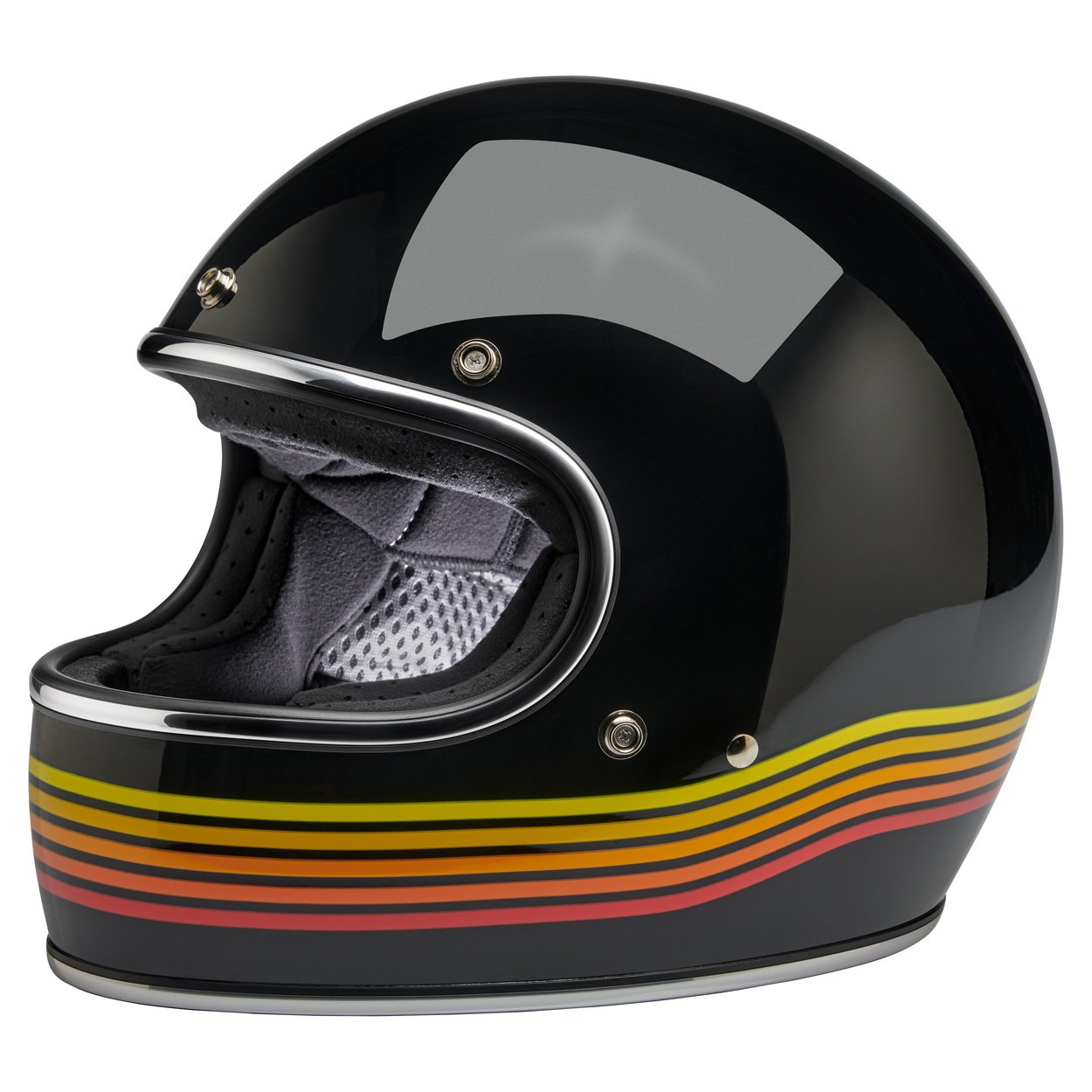 Biltwell Gringo Helmet - Black Spectrum