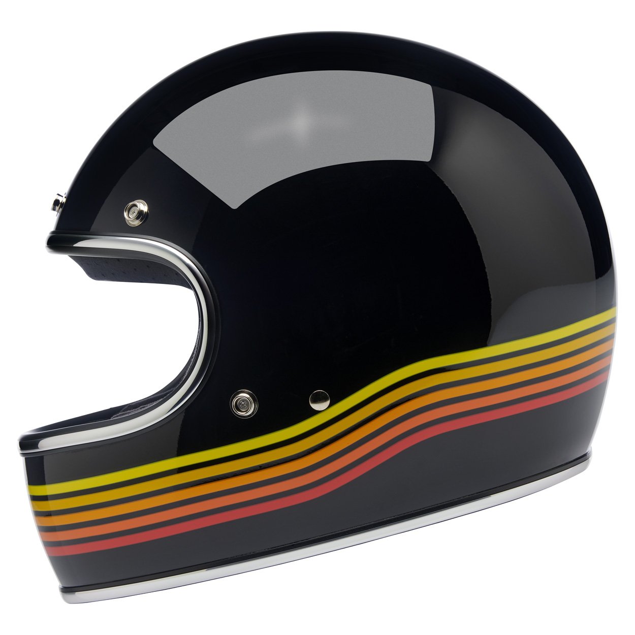Biltwell Gringo Helmet - Black Spectrum