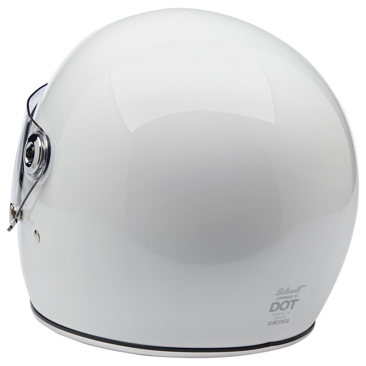 Biltwell Gringo S Helmet - Gloss White