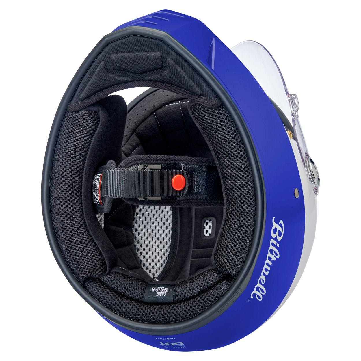 Biltwell Lane Splitter Helmet - Podium R/W/B