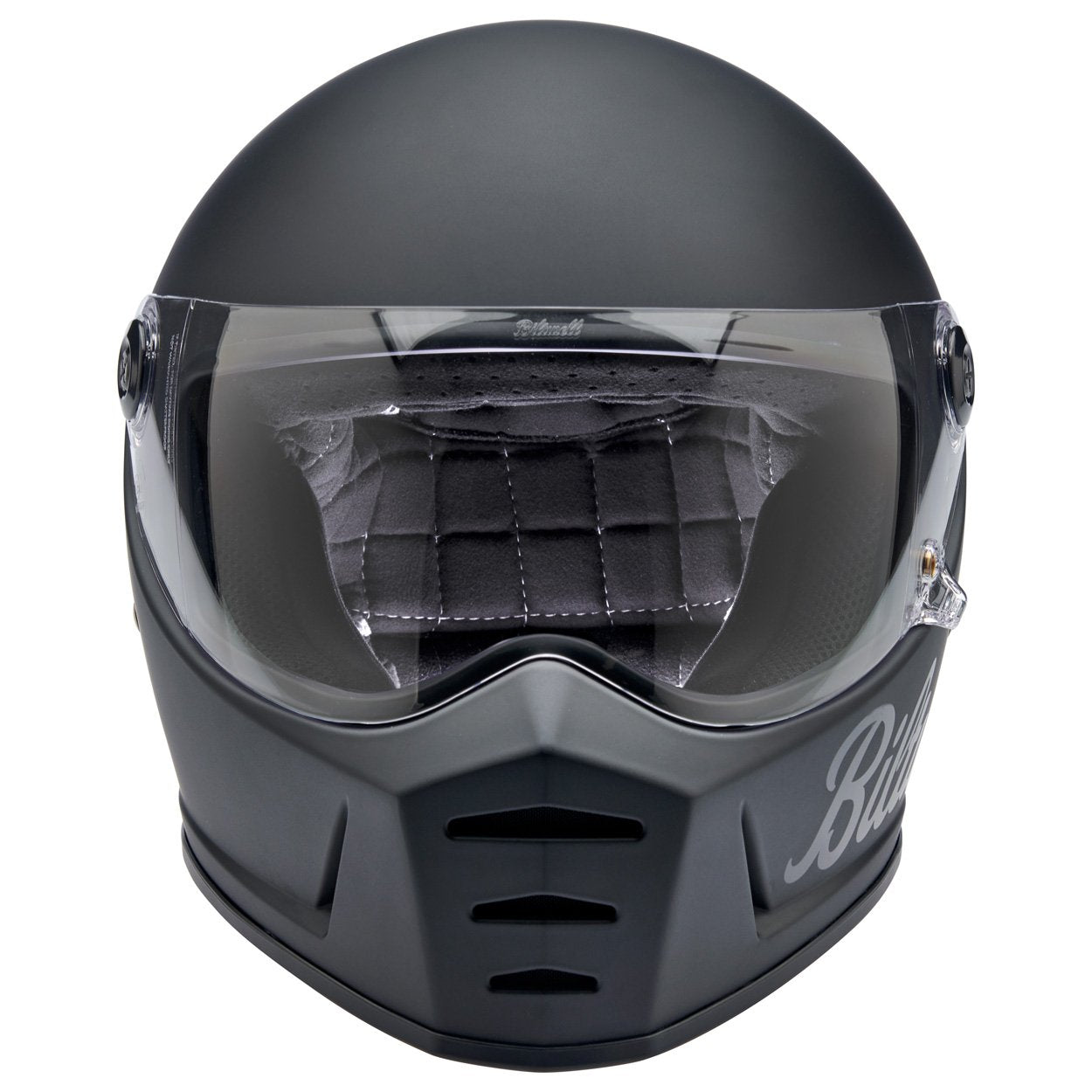 Biltwell Lane Splitter Helmet - Flat Black Factory