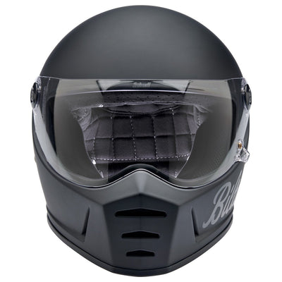 Biltwell Lane Splitter Helmet - Flat Black Factory