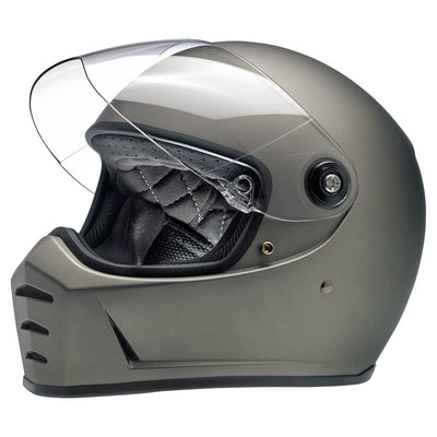 Biltwell Lane Splitter Helmet - Flat Titanium
