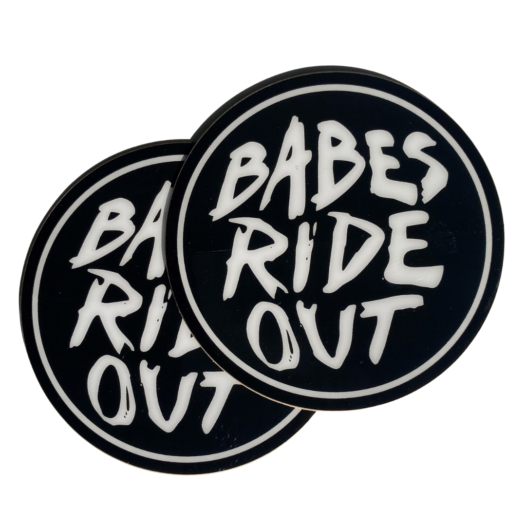 Babes Ride Out Decals (2)