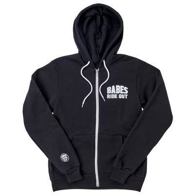 Power Up Zip Hoodie - Black