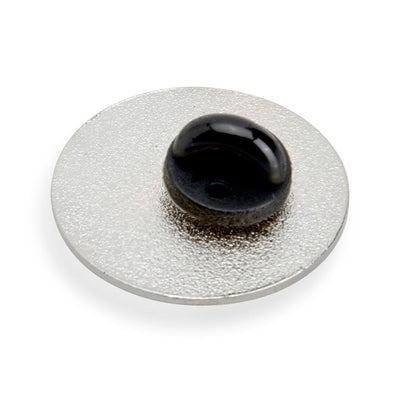 Dirt Lapel Pin - Chrome/Black