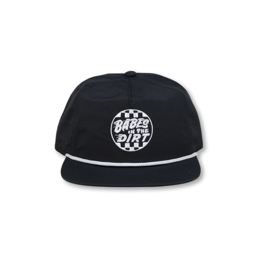 First Moto Rope Hat - Black