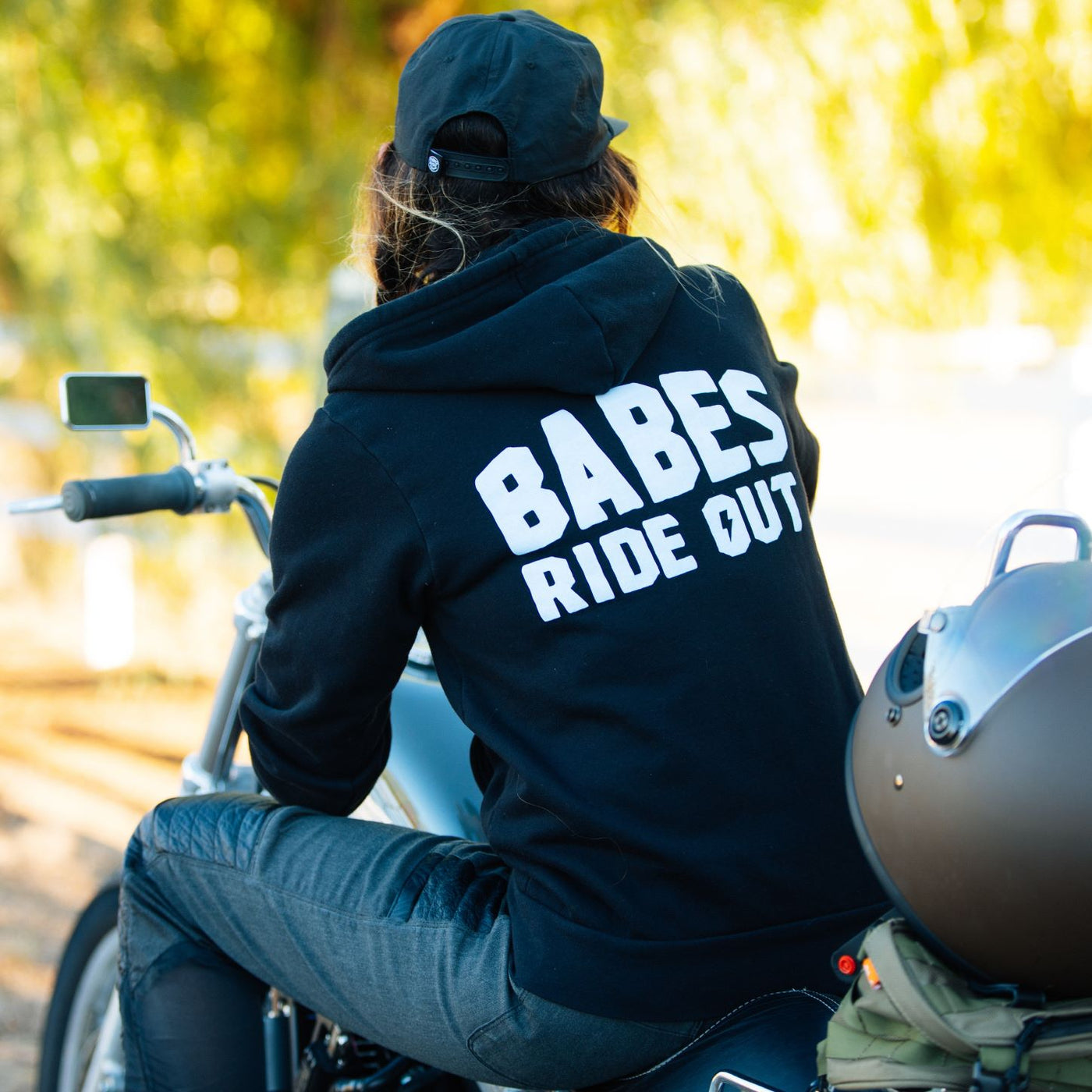 Power Up Zip Hoodie - Black