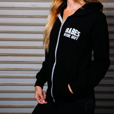 Power Up Zip Hoodie - Black