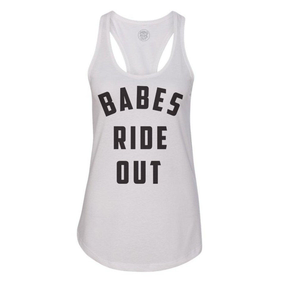 White Rocker Tank Rocker Tank Top - White – Babes Ride Out